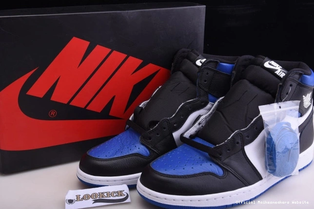 Official Maikesneakers Jordan 1 Game 555088-041 Royal OG Air High Retro 0815